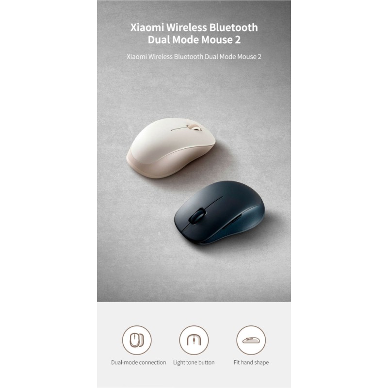 Мышка Xiaomi Dual-mode Wireless Mouse 2 Black (BHR8850GL) (1122318)