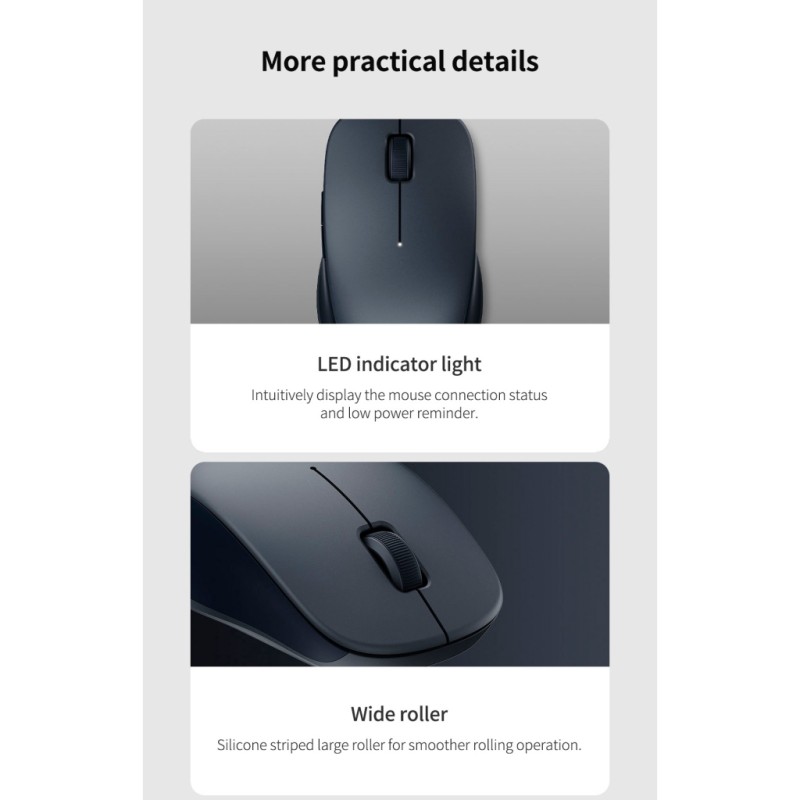 Мышка Xiaomi Dual-mode Wireless Mouse 2 Black (BHR8850GL) (1122318)
