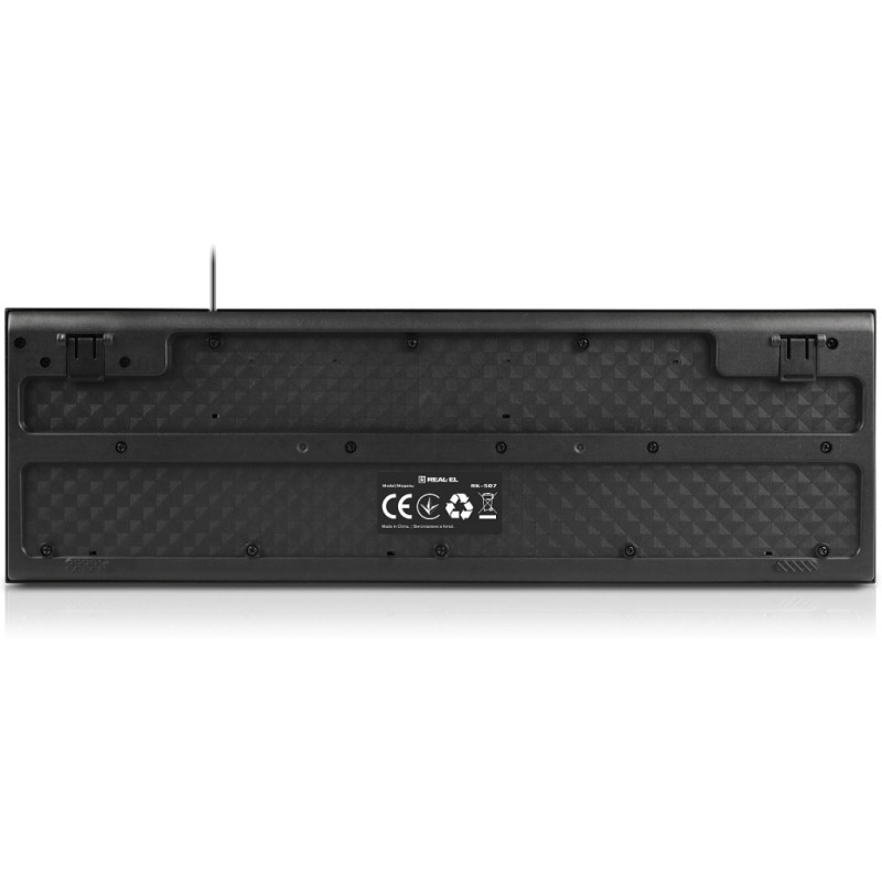 Клавіатура REAL-EL RK-507 USB Black (EL123100050)