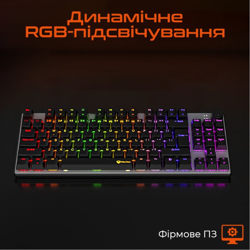 Клавиатура Meetion MK008 Pro USB Type-C Black (MT-MK008Pro-W-RUA)