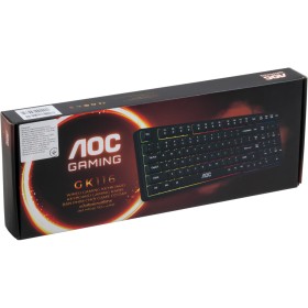 Клавіатура AOC GK116H1 LED USB UA White/Red/Black (GK116H1/97)