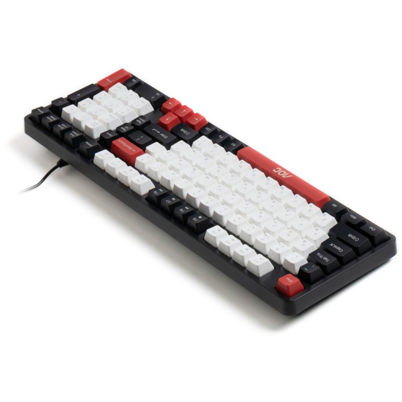 Клавіатура AOC GK116H1 LED USB UA White/Red/Black (GK116H1/97)