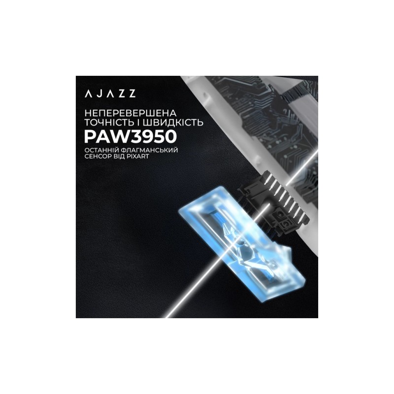 Мышка Ajazz AJ159 APEX Wireless/Bluetooth/USB White (AJM159-A-W)