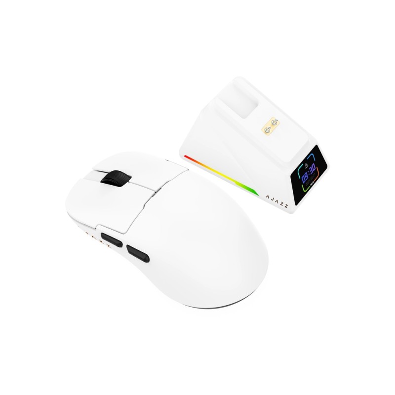 Мышка Ajazz AJ159 APEX Wireless/Bluetooth/USB White (AJM159-A-W)