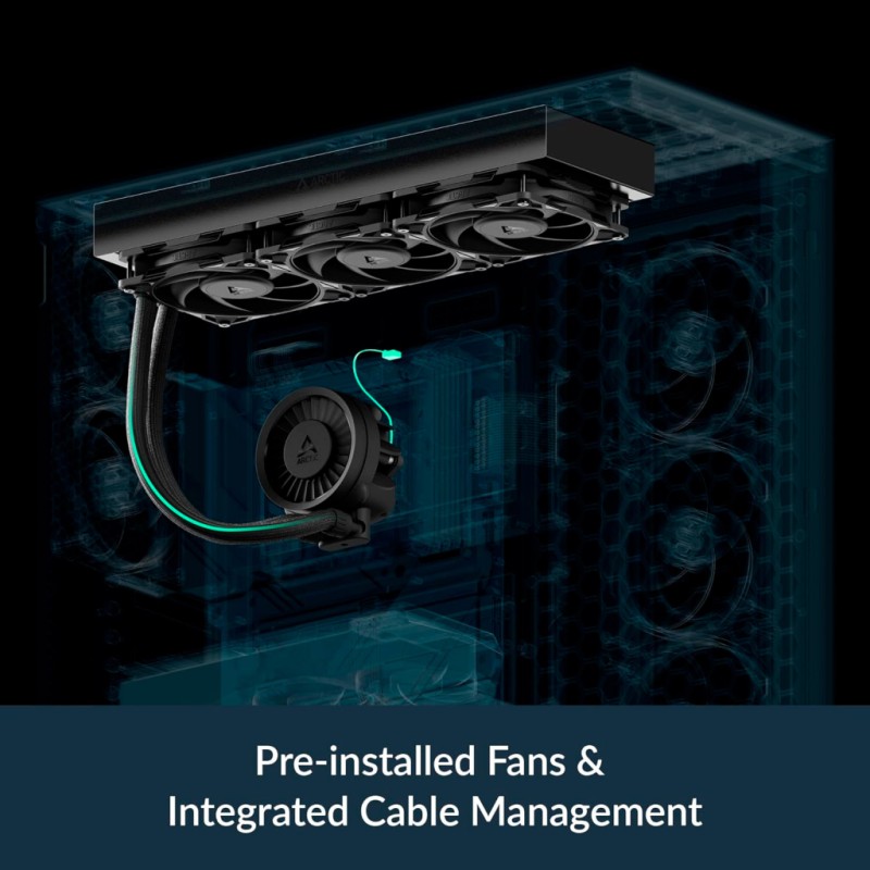 Система жидкостного охлаждения Arctic Liquid Freezer III Pro 360 (Black) (ACFRE00180A)