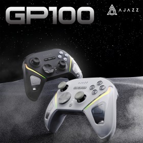 Геймпад Ajazz GP100 2.4G/BT/USB Switch/PC/iOS/Android RGB Black (GP100-B)