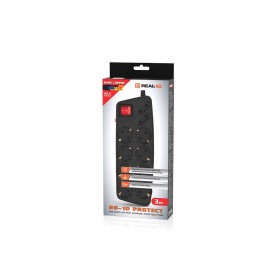 Мережевий фільтр живлення REAL-EL RS-Protect 505, 3m, black (EL122300045)