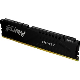Модуль пам'яті для комп'ютера DDR5 16GB (2x8GB) 5600 MHz Beast Black Kingston Fury (ex.HyperX) (KF556C40BBK2-16)