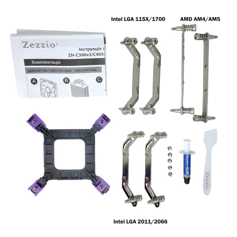 Кулер до процесора Zezzio ZH-C400 V2