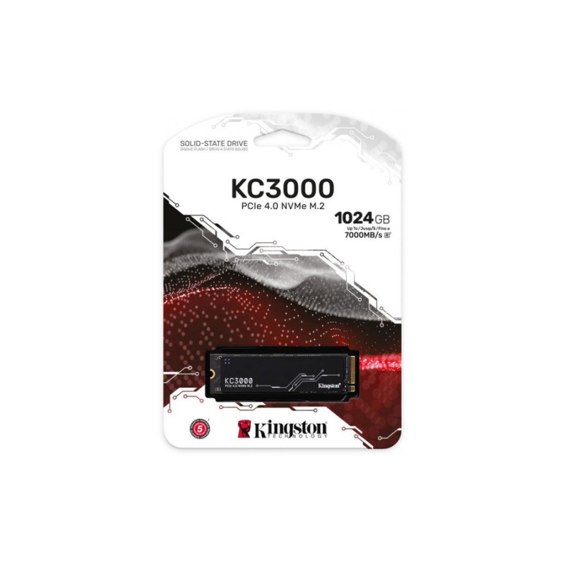 Накопитель SSD M.2 2280 1TB Kingston (SKC3000S/1024G)