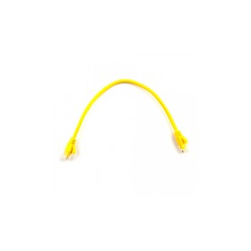 Патч-корд 0.25м, RJ-45, Cat.5e, CU, медь, желтый Ritar (PCR-CU/0.25Yw / 04278)