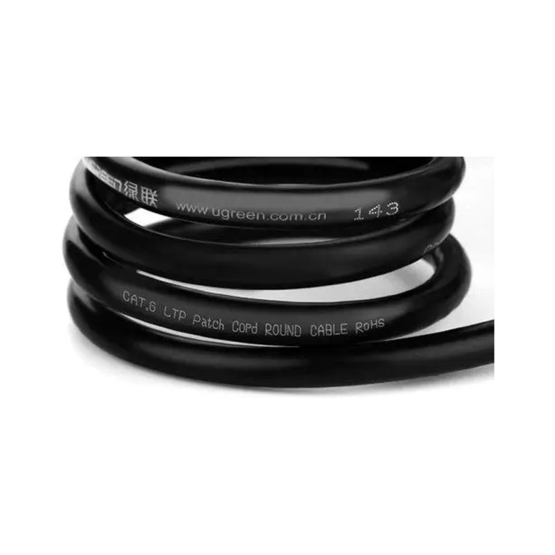 Патч-корд 3м F/UTP cat 6 RJ-45 Extension black Ugreen (U_11282)