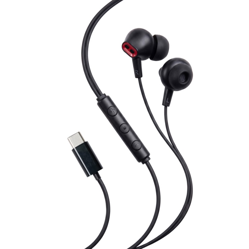 Навушники Vention Echo Lite USB-C In-Ear Wired Black (GBBBAV)