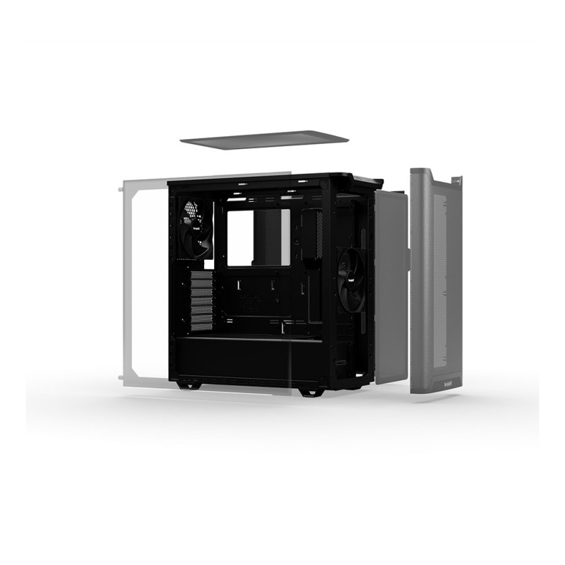 Корпус для ПК Be quiet! PURE BASE 501 Airflow с окошком, черный (BGW74)