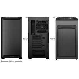 Корпус для ПК Be quiet! PURE BASE 501 Airflow с окошком, черный (BGW74)