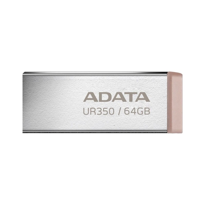 USB флеш накопичувач ADATA 64GB UR 350 Silver/Beige USB 3.2 (UR350-64G-RSR/BG)