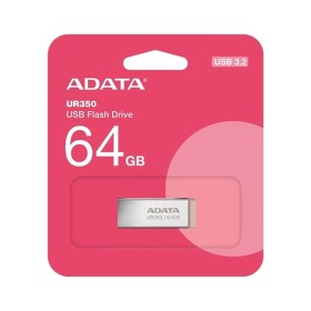 USB флеш накопичувач ADATA 64GB UR 350 Silver/Beige USB 3.2 (UR350-64G-RSR/BG)