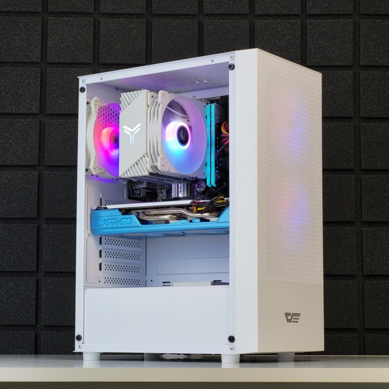 Ігровий комп'ютер Intel i5 8500 / RX 580 8GB "Snow Bars"