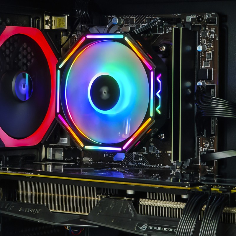 Ігровий комп'ютер Ryzen 5 1600 /  RX 5700XT 8GB "RED HELL"