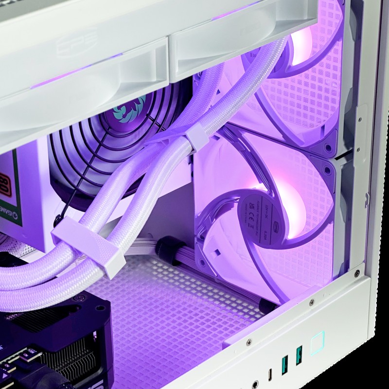 Ігровий ПК Game-X HEADRUSH — Ryzen 7500F + RTX 5060 | DDR5 | White Build