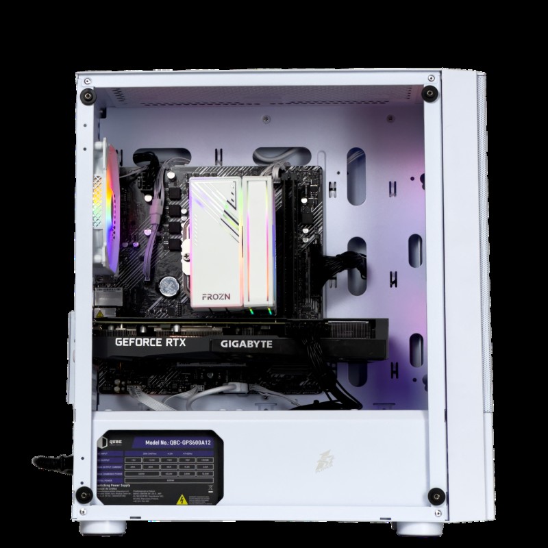 Ігровий ПК Game-X LOCKON — Ryzen 5 5500 + RTX 5050 | White