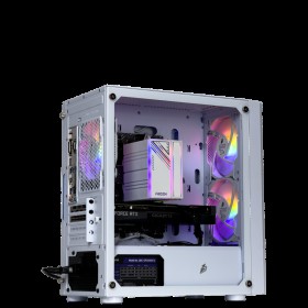 Ігровий ПК Game-X LOCKON — Ryzen 5 5500 + RTX 5050 | White