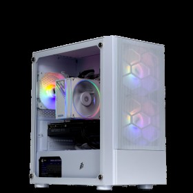 Ігровий ПК Game-X LOCKON — Ryzen 5 5500 + RTX 5050 | White