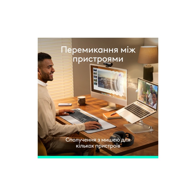 Клавіатура Logitech Slim Solar+ Bluetooth Graphite (920-013764)
