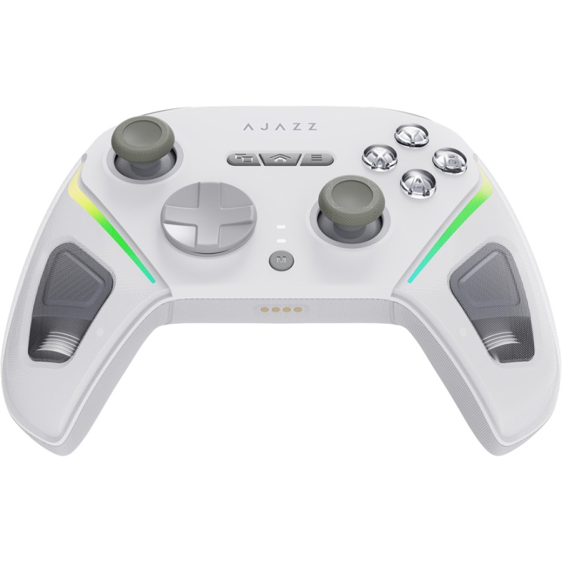 Геймпад Ajazz GP100 2.4G/BT/USB Switch/PC/iOS/Android RGB White (GP100-W)