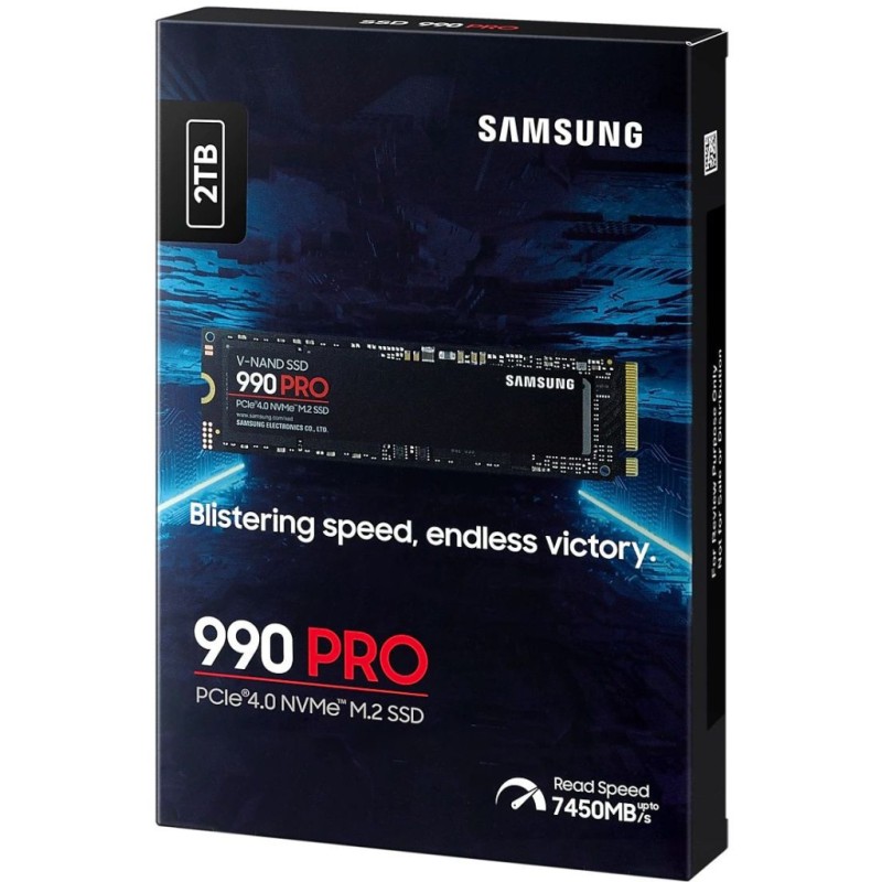 Накопичувач SSD M.2 2280 2TB 990 PRO Samsung (MZ-V9P2T0BW)