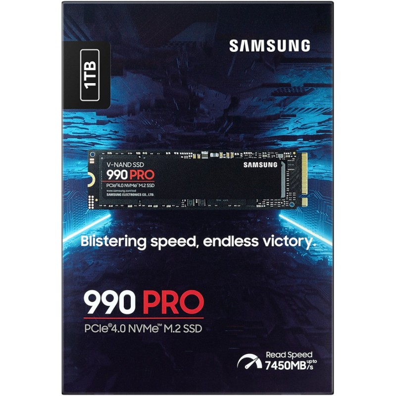 Накопитель SSD M.2 2280 1TB 990 PRO Samsung (MZ-V9P1T0BW)