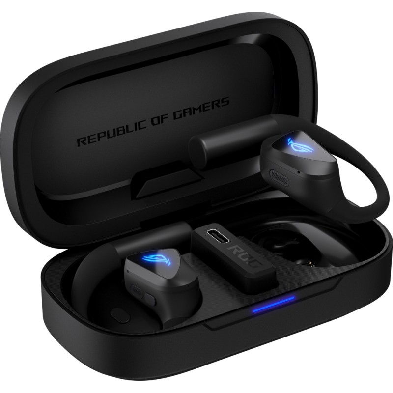 Навушники ASUS ROG Cetra Open Wireless/Bluetooth Black (90YH0450-BTUA00)