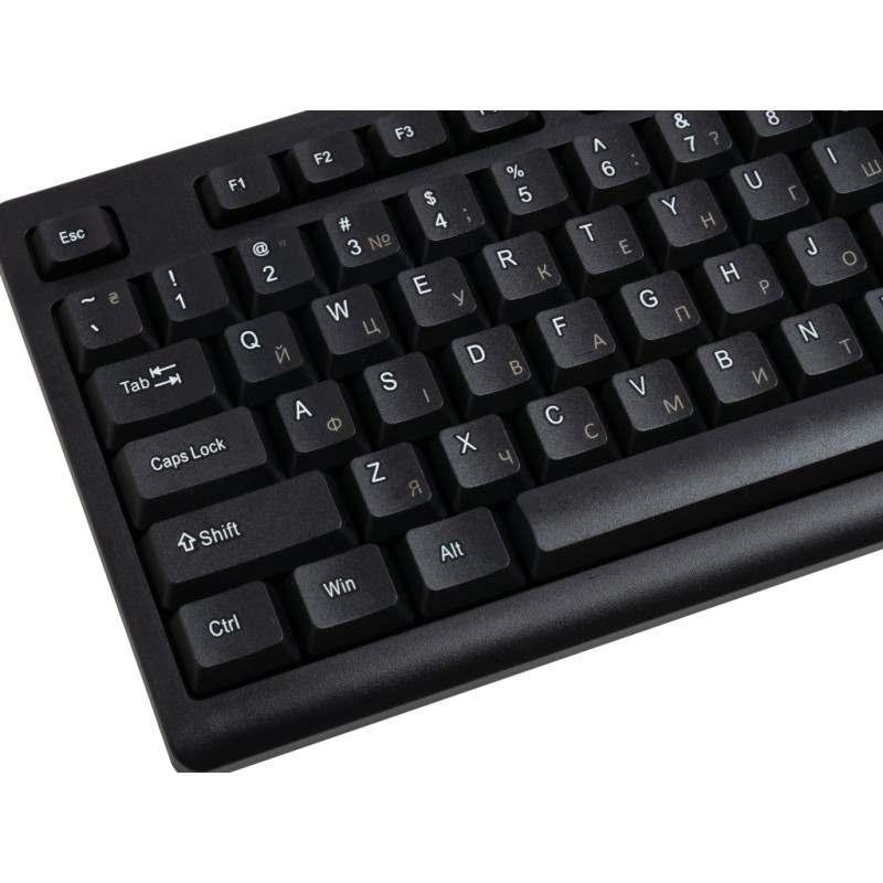 Клавіатура AOC KB100B USB UA Black (KB100B/97)