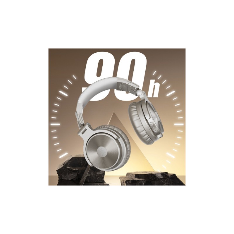 Навушники OneOdio Studio Pro C Bluetooth+3,5мм Silver (Pro C Silver)