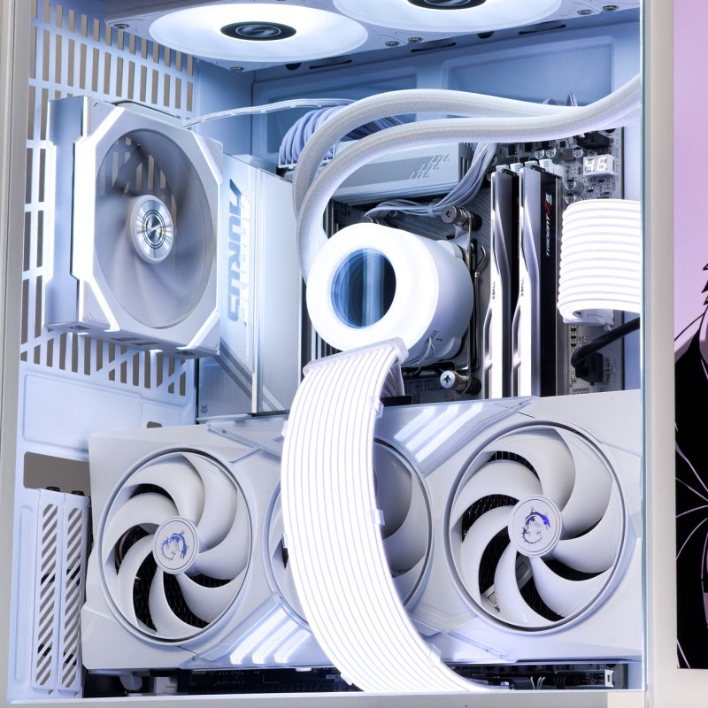 Ігровий ПК комп'ютер "YAMATO WHITE GODLIKE" 7 9800X3D • RTX 5080 WHITE • 32 GB DDR5 • 2TB 990 PRO