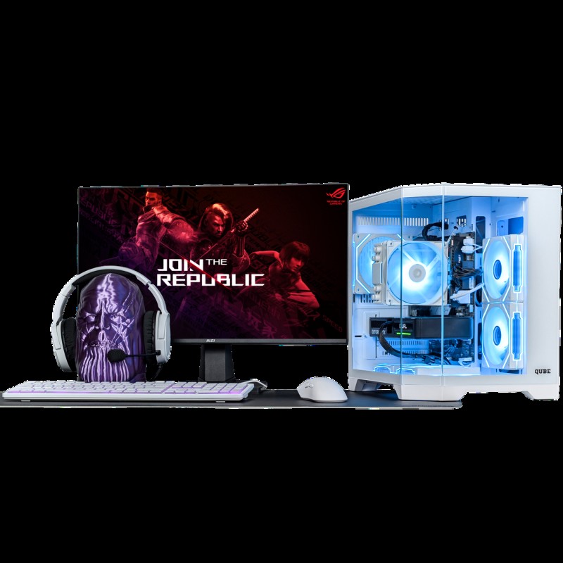 Ігровий комплект Game-X "NIGHTPULSE LITE" Ryzen 5 5500 • RTX 5060 Ti • MSI 180Hz • Full Gaming Setup