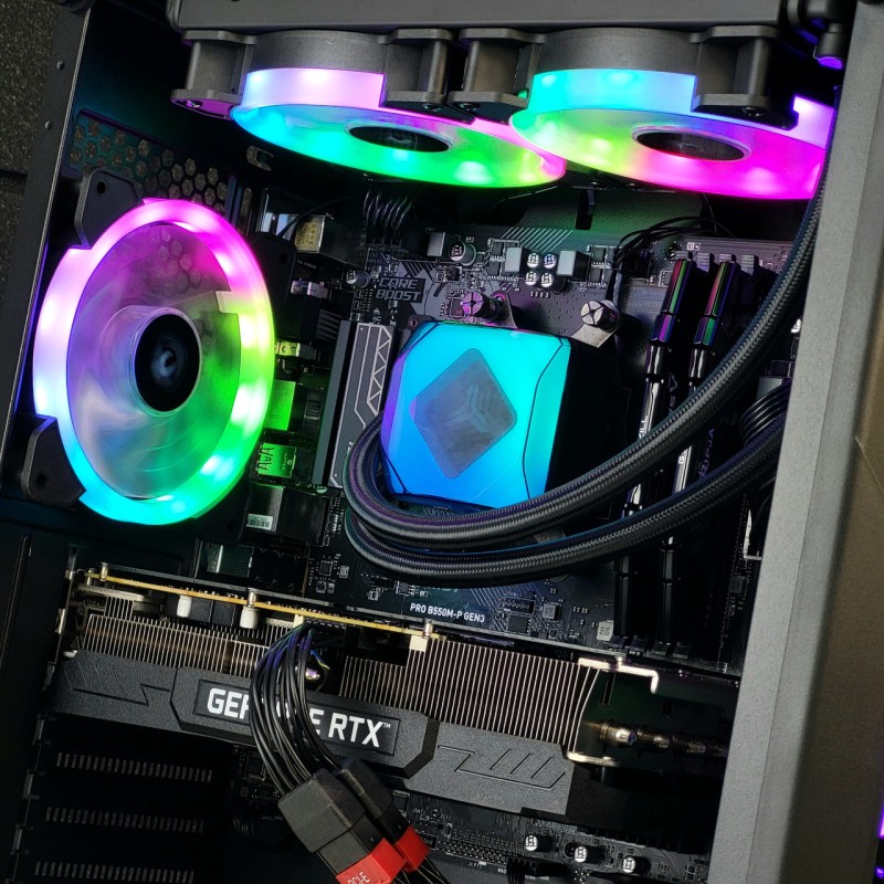Игровой компьютер Ryzen 7 5700X / RTX 3070 8GB "Cyberpunk Behr"