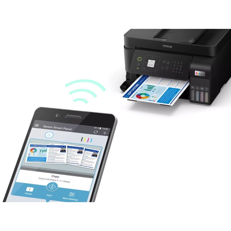 Многофункциональное устройство Epson L5590 c WiFi (C11CK57404)