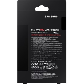 Накопитель SSD M.2 2280 1TB 990 PRO with Heatsink Samsung (MZ-V9P1T0CW)