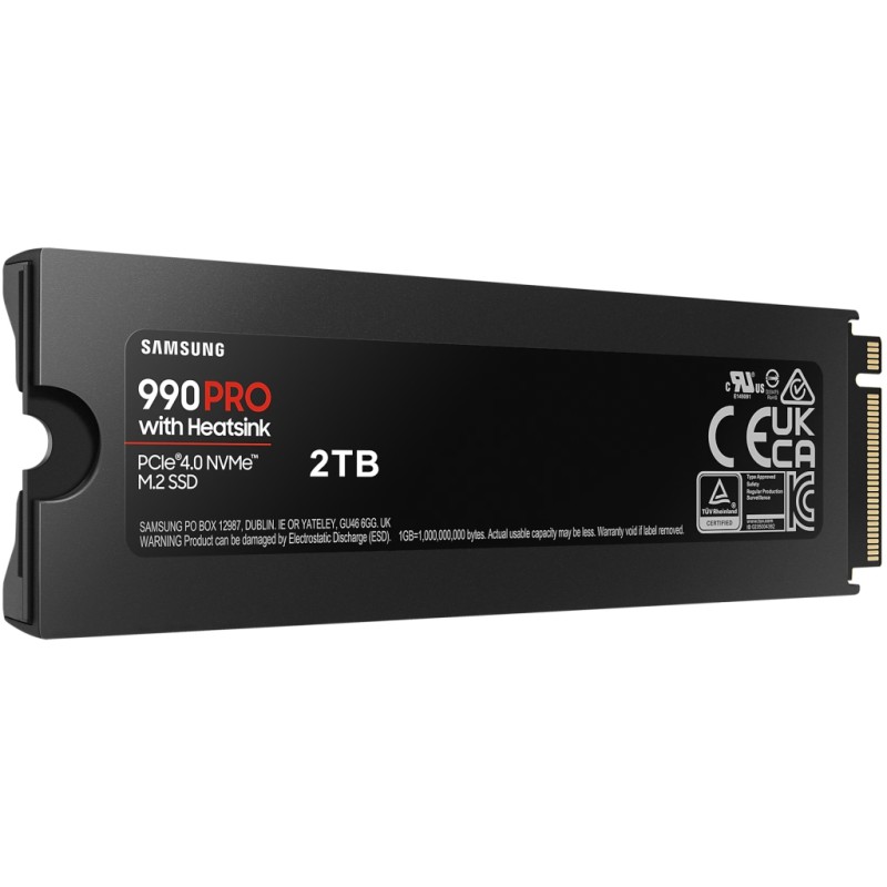 Накопитель SSD M.2 2280 2TB 990 PRO with Heatsink Samsung (MZ-V9P2T0CW)