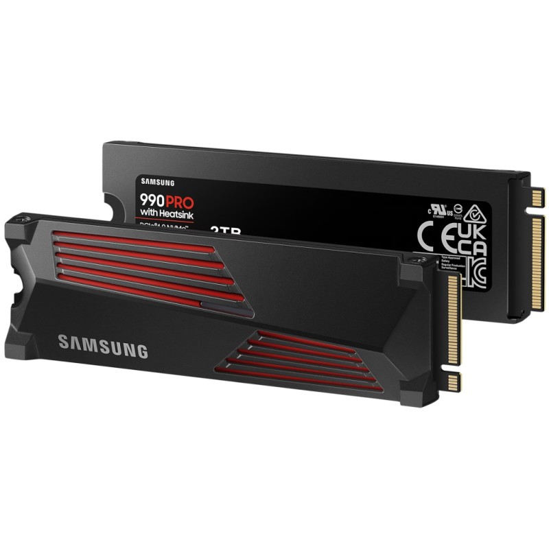 Накопитель SSD M.2 2280 2TB 990 PRO with Heatsink Samsung (MZ-V9P2T0CW)