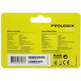 Накопитель SSD M.2 2280 256GB Prologix (PRO256GS380)