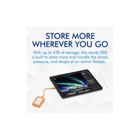 Накопитель SSD USB Type-C 500GB Rugged Mini LaCie (STMF500400)