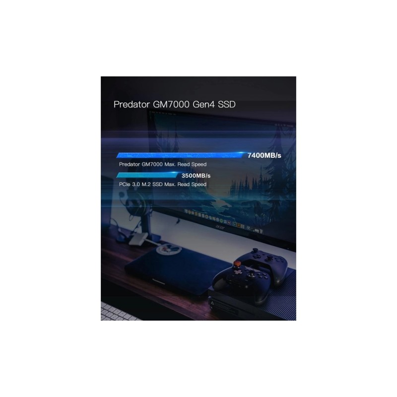 Накопитель SSD M.2 2280 4TB GM7000 Acer Predator (BL.9BWWR.107)