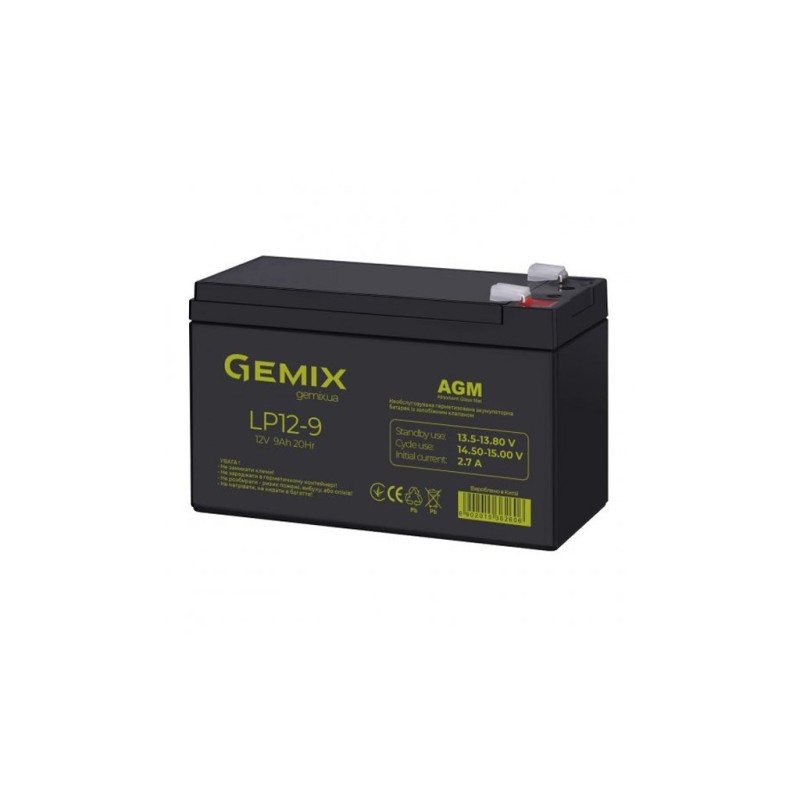Батарея к ИБП Gemix LP 12В 9Ач (LP12-9)
