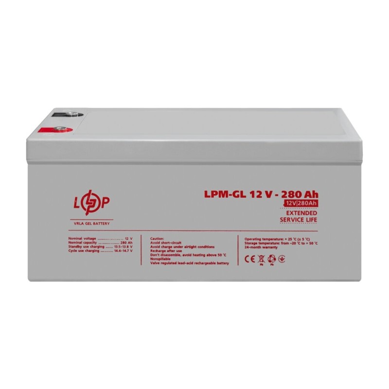 Батарея к ИБП LogicPower LPM-GL 12V - 280Ah (13185)