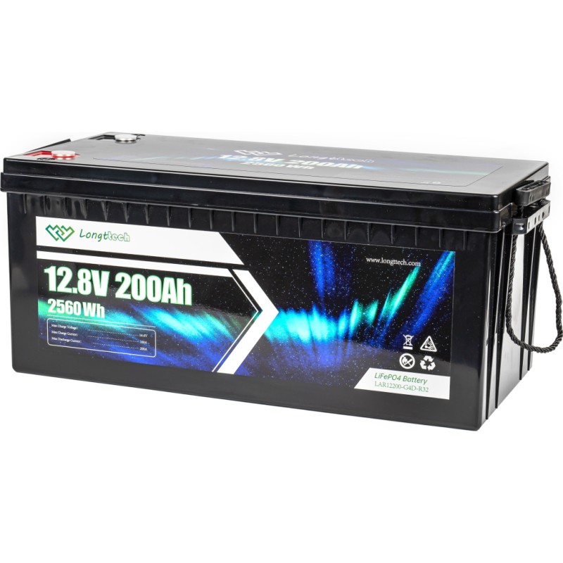 Батарея LiFePo4 Longttech 12.8V - 200Ah (LAR12200-G4D-R32)