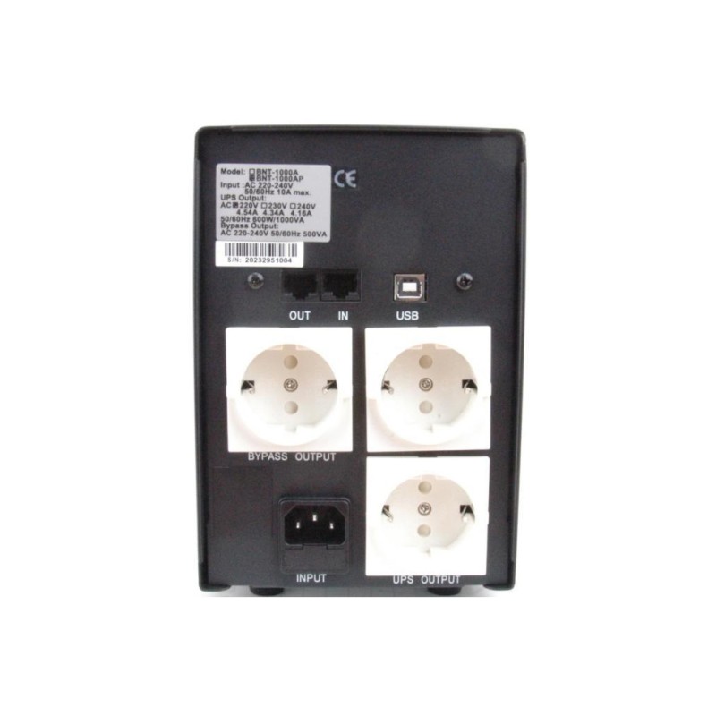 Источник бесперебойного питания BNT-1000 AP USB Powercom (BNT-1000 AP USB Schuko)