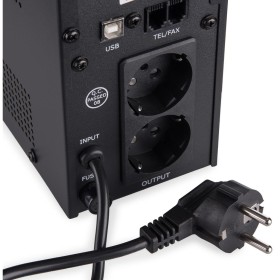 Пристрій безперебійного живлення Vinga LED 600VA metal case with USB