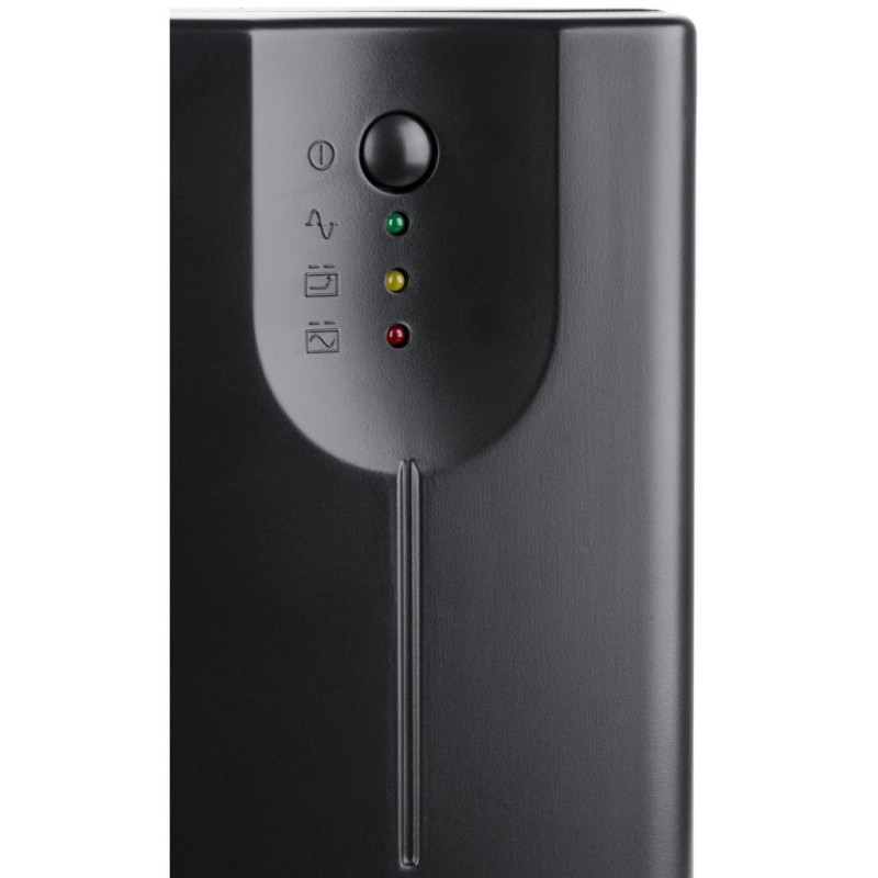 Источник бесперебойного питания Vinga LED 600VA metal case with USB (VPE-600MU)